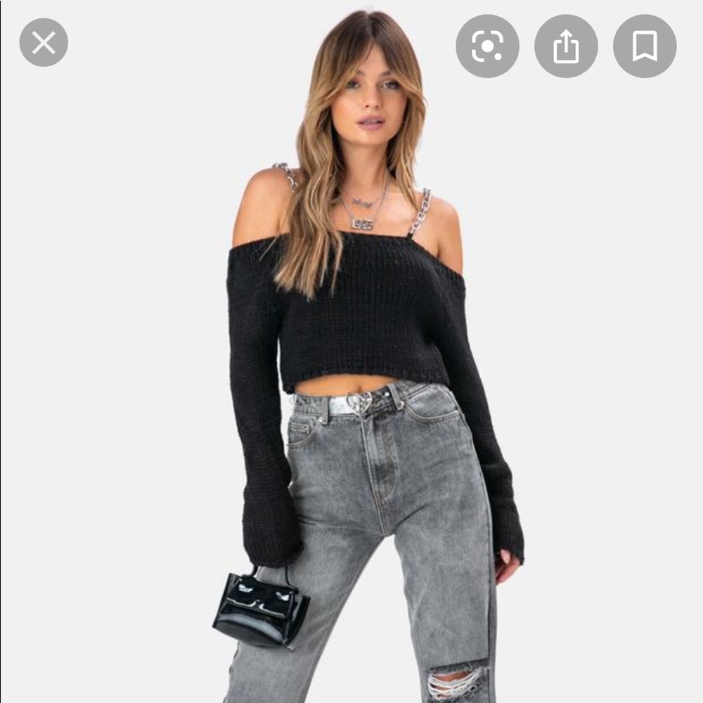 Chain strap sweater - Picture 2 of 6